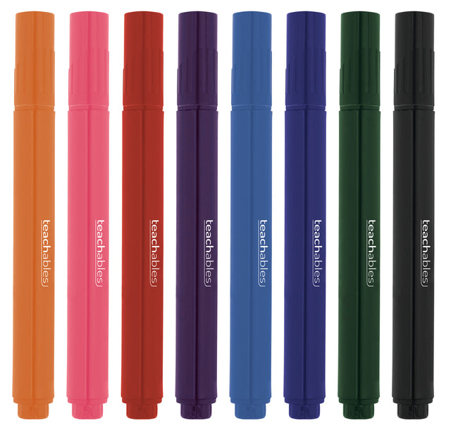Whiteboard Markers Triangle Ast - Pack of 48 - Educational Vantage