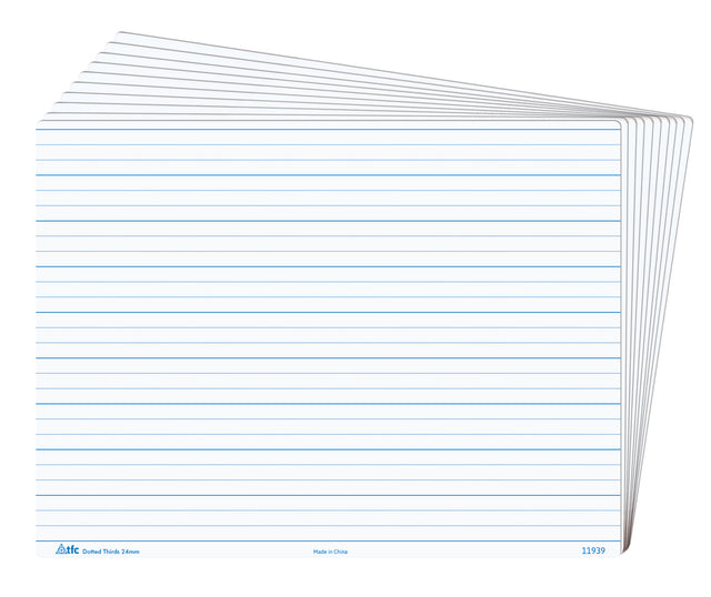 Teachables Lesson Boards Dotted Thirds – Pack of 30 - Educational Vantage