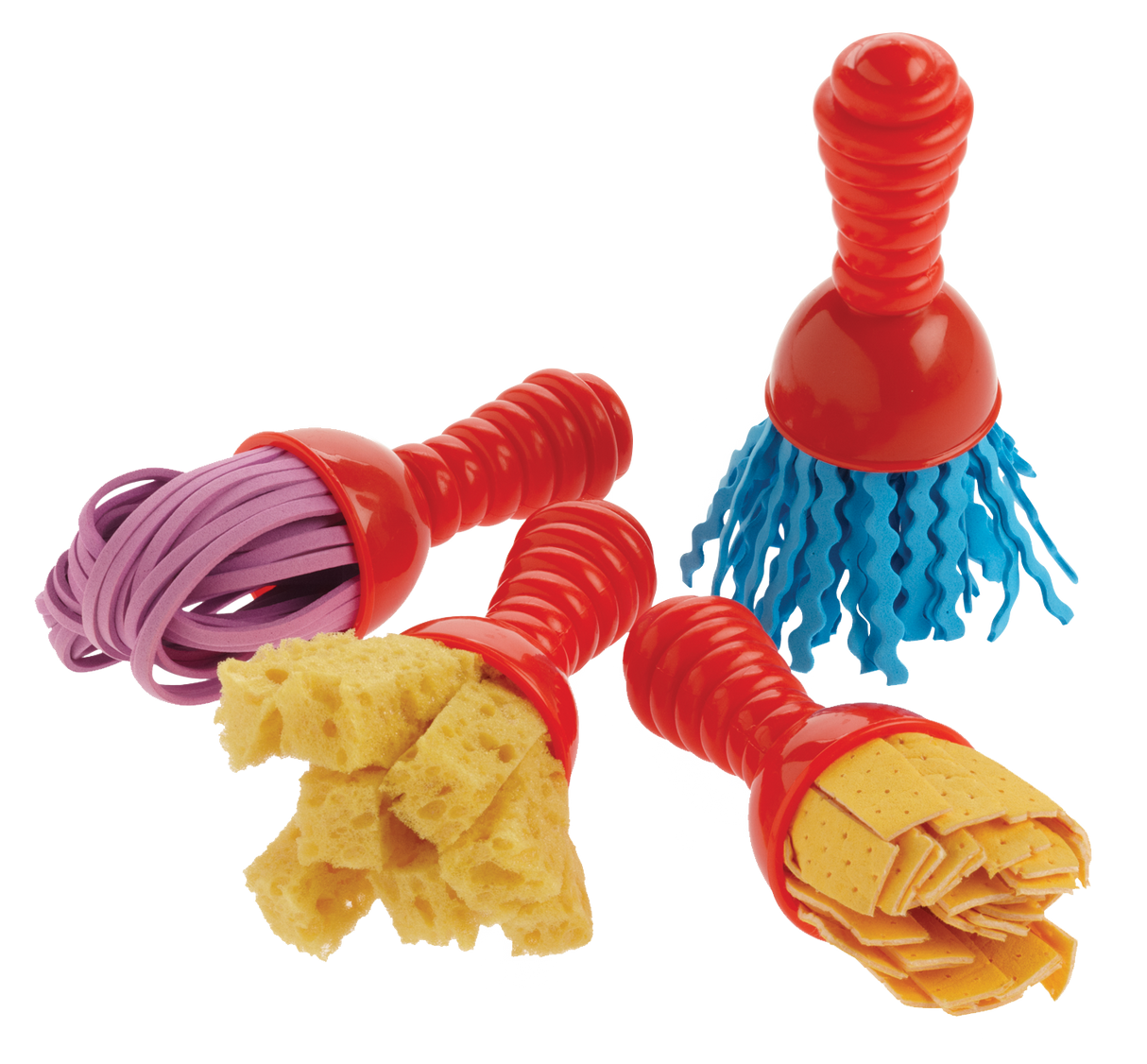 Texture Wands Assorted #2 Pack of 4 - Educational Vantage