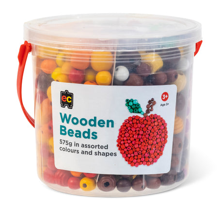 Wooden Beads 575g - Educational Vantage