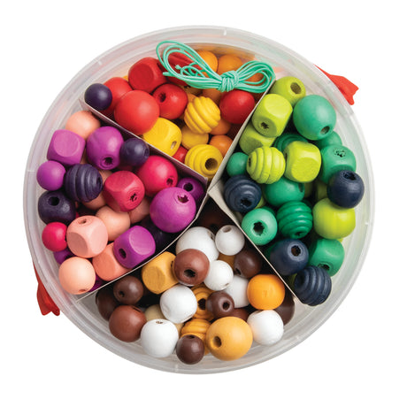 Wooden Beads 575g - Educational Vantage