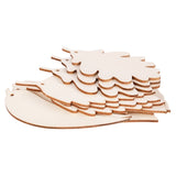 Zart Wooden Leaf Adornments Pack of 24 - Educational Vantage