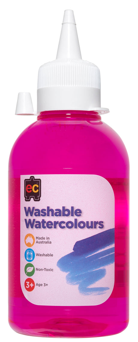 EC Washable Watercolours 250mL Bottles
