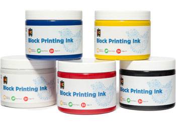 Block Printing Inks - Set of 6 | Educational Vantage