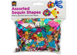 Sequins Assorted Shapes 150gm - Educational Vantage