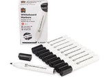 EC Whiteboard Markers 4.4mm Bullet Black Pack of 10 - Educational Vantage