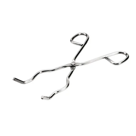 Crucible Tongs with Bow  Stainless Steel 20cm - Educational Vantage