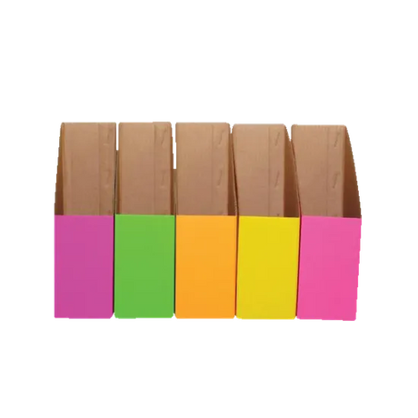 Magazine Box - Pack of 5 - Fluoro Mix - Educational Vantage