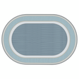 Blue Oval Carpet - 274 x 183cm - Educational Vantage