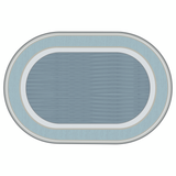 Blue Oval Carpet - 274 x 183cm - Educational Vantage