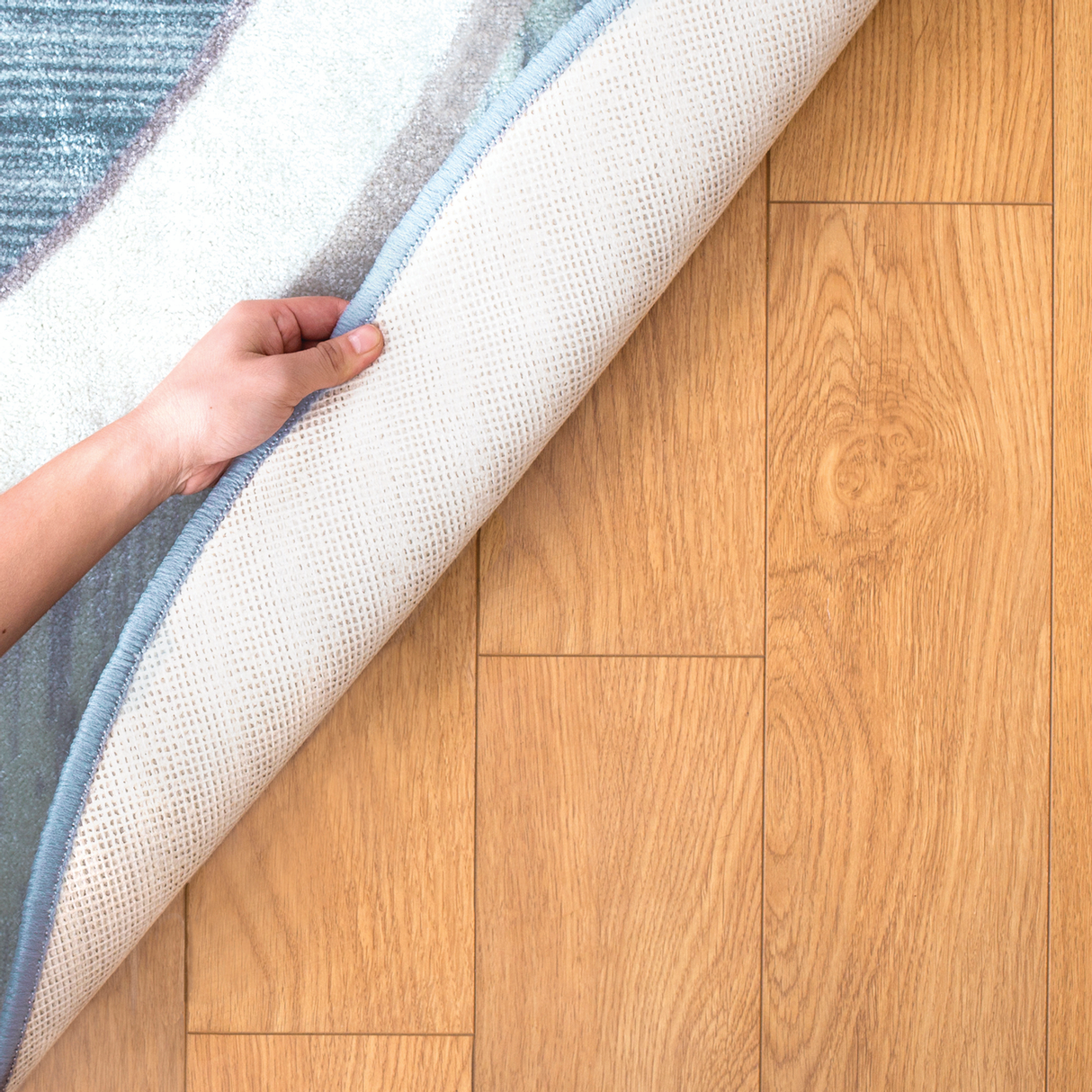 Blue Oval Carpet - 274 x 183cm - Educational Vantage