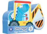 Dino Digger: Digger Shaped Puzzle - Educational Vantage