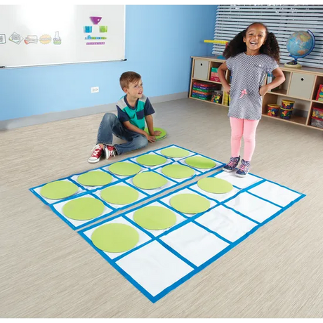 Ten-Frame Floor Mat Set - Educational Vantage