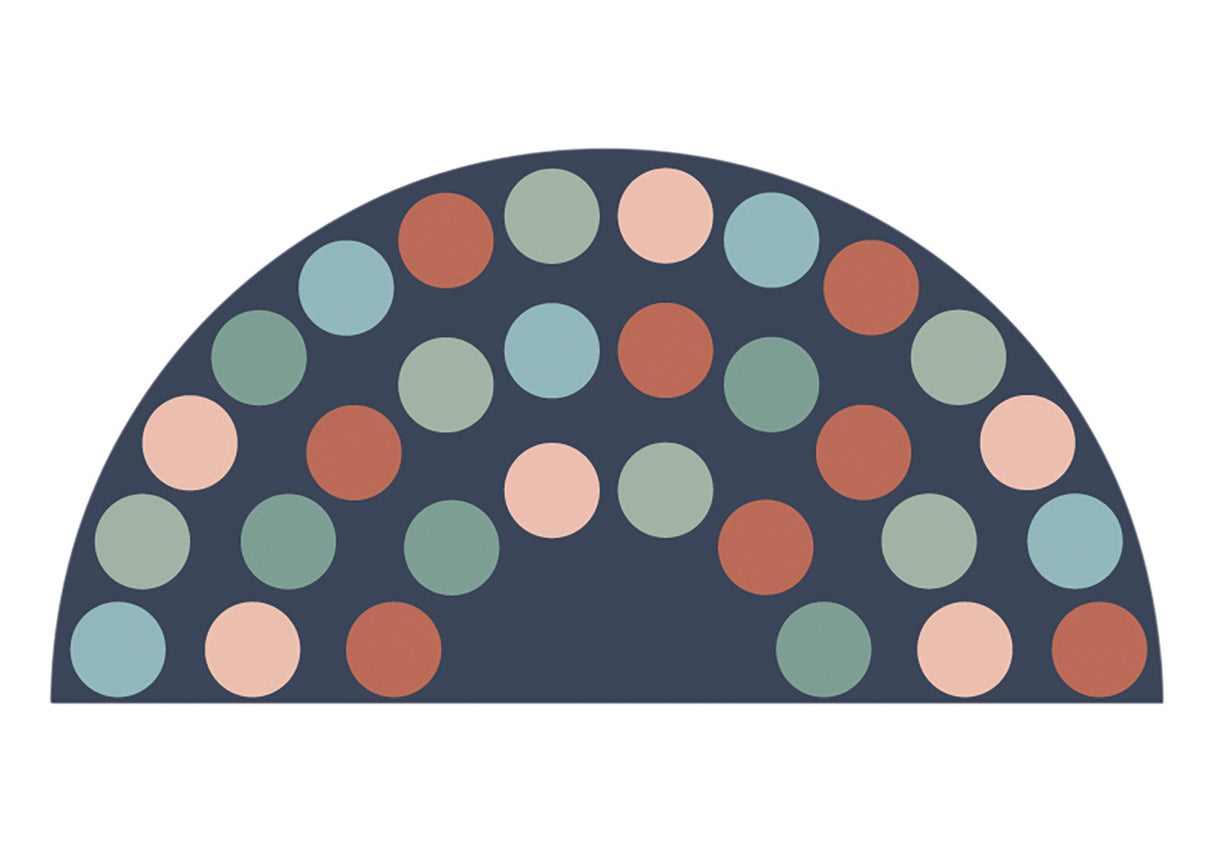 Elizabeth Richards Colours of Australia Semi Circle Rug