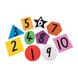 Shapes & Numbers Toss Mats - Educational Vantage