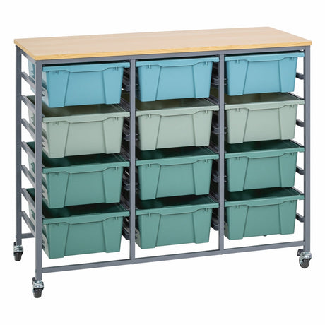 Triple Tote Tray Trolley Kits - Educational Vantage