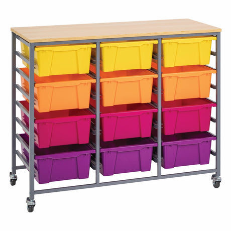 Triple Tote Tray Trolley Kits - Educational Vantage