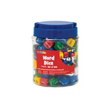 Dice 6 Face Words 1-6 - 100 pc - Educational Vantage