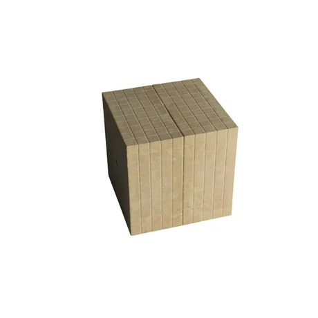 Teachables Eco-Wood Base Ten Cube - Each - Educational Vantage