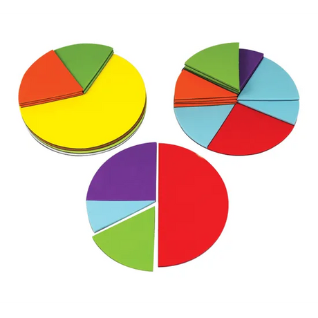 Fraction Circles Magnetic 51 pc - Educational Vantage