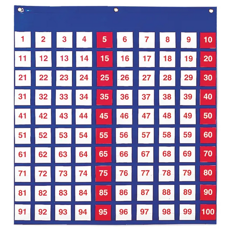 Hundreds Vinyl Chart & Cards - Educational Vantage