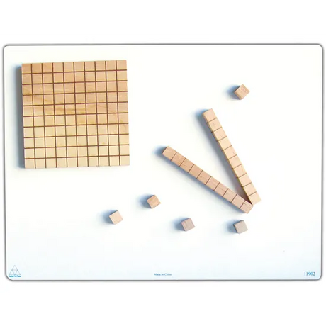Wooden MAB Base 10 Magnetic 3D Set 55 pc - Educational Vantage