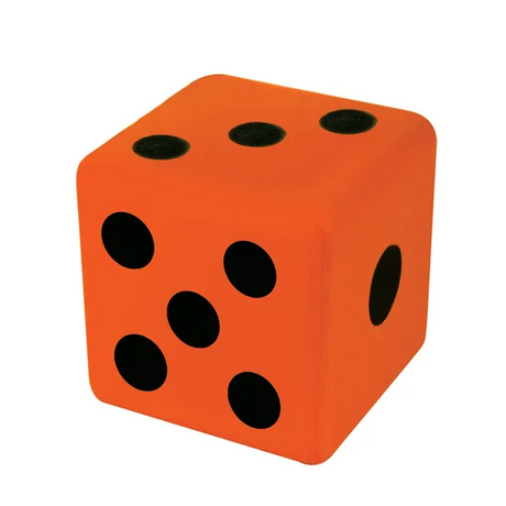 Dice:6 Face 150mm Dot Foam - Educational Vantage