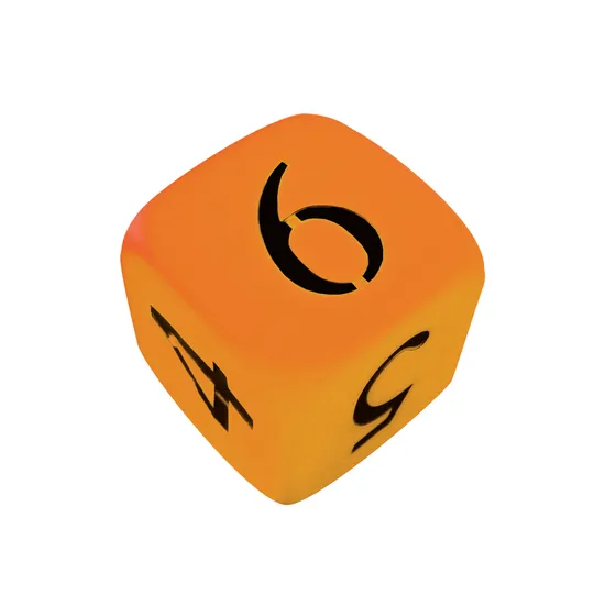 Dice: 6 Face 90mm Numbers PVC - Educational Vantage