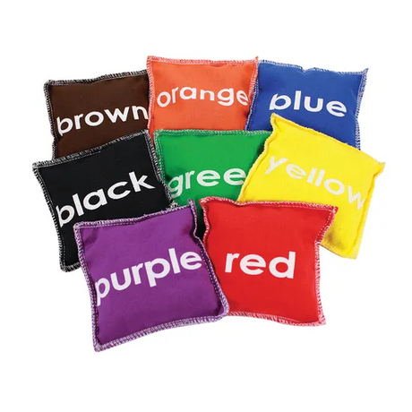 Bean Bags Colour 8 pc - Educational Vantage