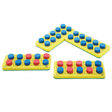 Tens Frame Magnetic Foam 84 pc - Educational Vantage