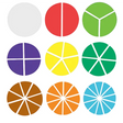 Fraction Circles Student 51 pc - Educational Vantage