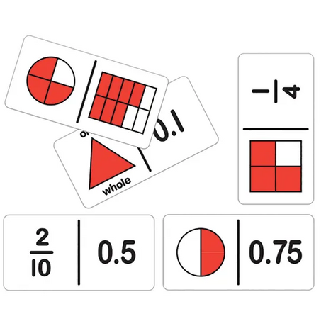 Dominoes Frac Eq Deci A 28p - Educational Vantage