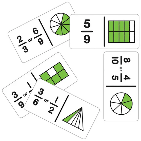Dominoes Fraction Simple B - Educational Vantage