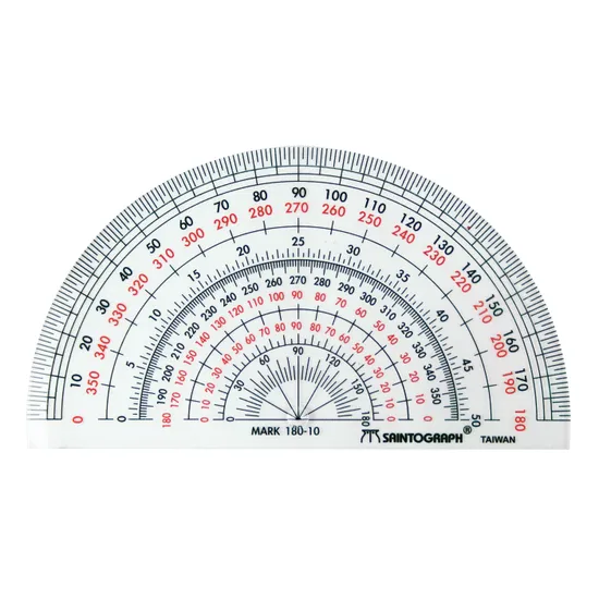 Protractor 180deg Advanced - Educational Vantage