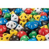 Dice: 10 Face 1-10 Jar 100 pc - Educational Vantage