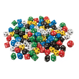 Dice: 10 Face 1-10 Jar 100 pc - Educational Vantage