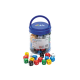 Dice: 1-6 Polyhedra jar 100p - Educational Vantage
