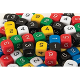 Dice: 1-6 Polyhedra jar 100p - Educational Vantage