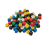 Dice: 1-6 Polyhedra jar 100p - Educational Vantage