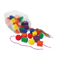 Jumbo Beads 4cm & Threaders 54 pc - Educational Vantage