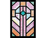 Cardboard Stained Glass Frames Pack of 20 - Educational Vantage