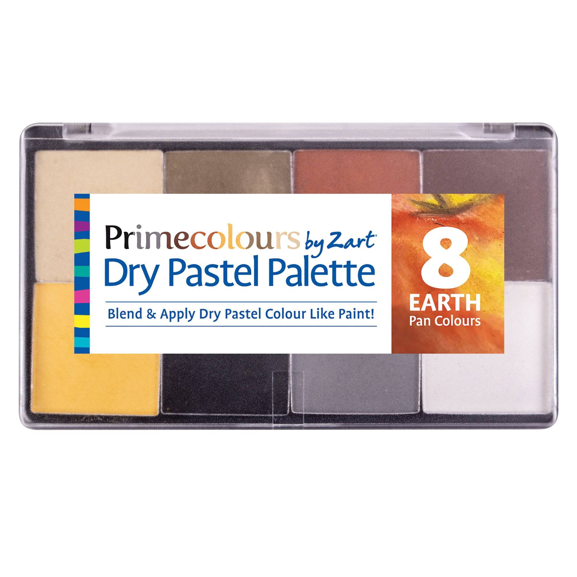 Pastels Palettes by Zart Earth Tones Pack of 8 | Educational Vantage