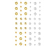 EC Adhesive Crystals Gold and Silver Pack of 60 - Educational Vantage
