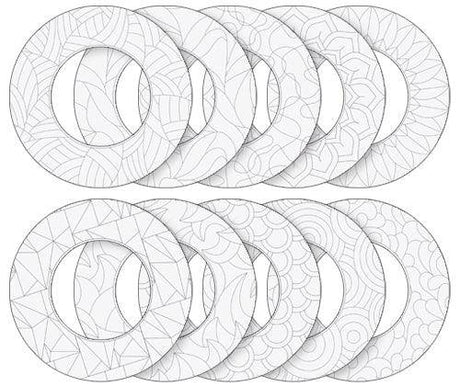 ColourMe Wreath Pack of 10 - Educational Vantage