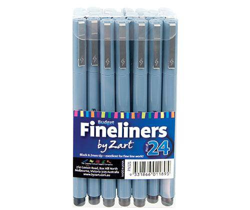 Fine Liners Kit Budget Fineliner Pack of 24 | Educational Vantage