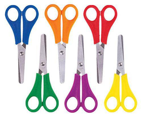 ColourSorts Classroom Organisers: Coloured Junior Scissors by Zart Pack of 36 - Educational Vantage