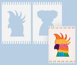 Cardboard Weaving Looms Aussie Animal Pack of 12 - Educational Vantage